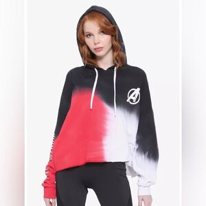 SOLD ON MERCARI Her Universe Marvel/Disney Black Widow Cropped Hoodie